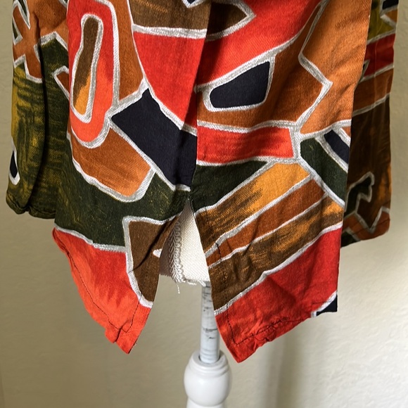 VINTAGE BLUE SKIES of FLORIDA Aztec Print XL Shirt - Picture 11 of 15